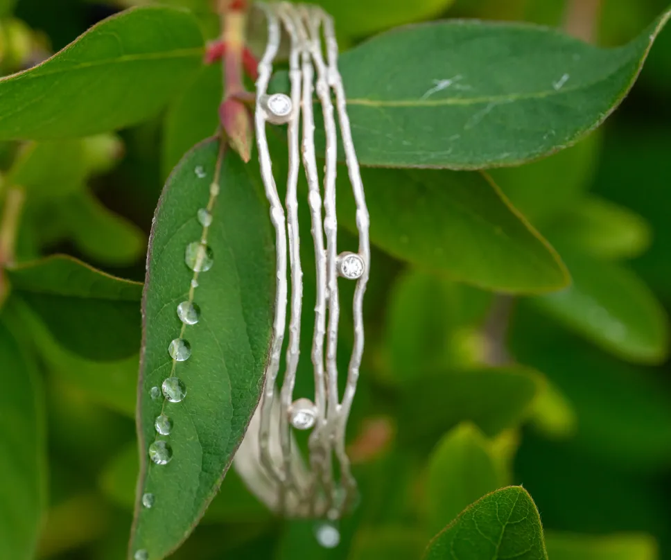 Argent et diamants