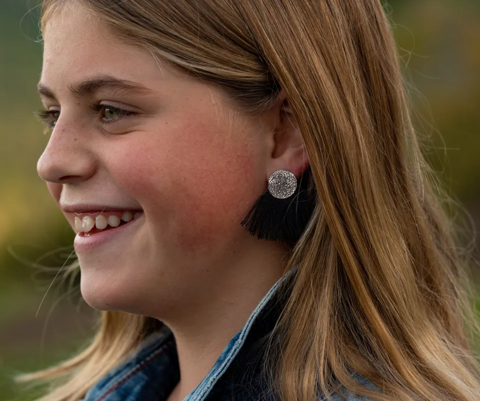 boucle argent et fil